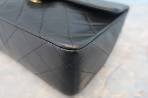 CHANEL/シャネル ミニマトラッセシングルフラップチェーンショルダーバッグ ラムスキン ブラック/ゴールド金具 ショルダーバッグ 700080170