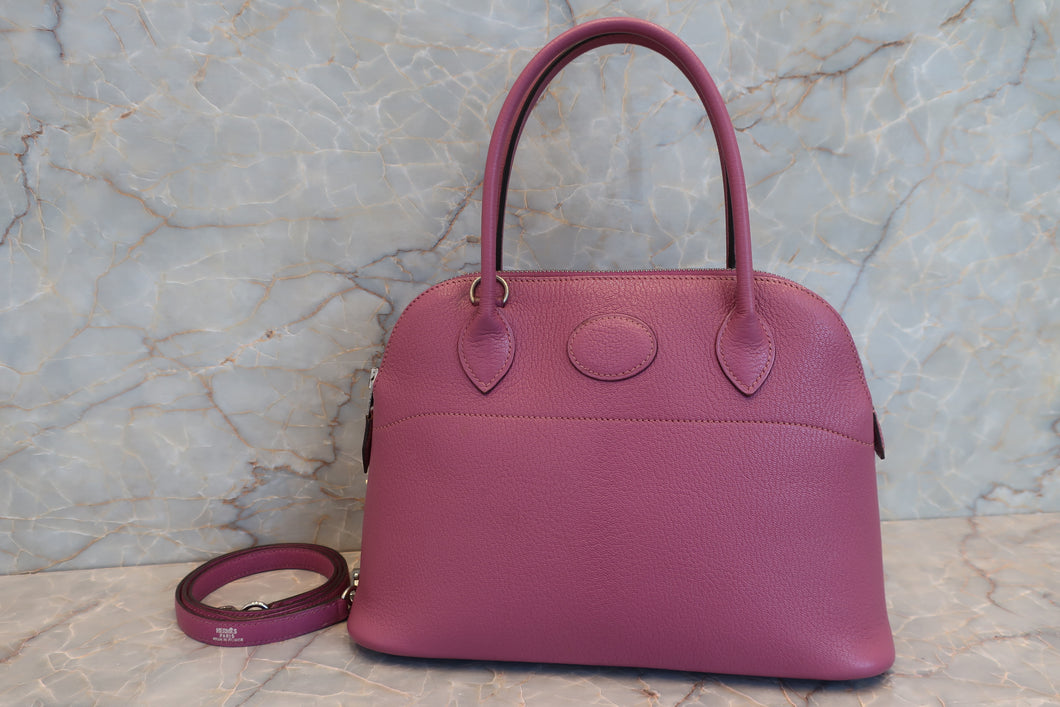 HERMES／エルメス ボリード27 シェーブル シクラメン □I刻印 ショルダーバッグ 700060250