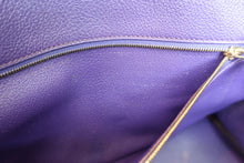 Load image into Gallery viewer, HERMES BIRKIN 35 Togo leather Ultraviolet □N Engraving Hand bag 800070074
