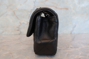 CHANEL/シャネル ミニマトラッセチェーンショルダーバッグ ラムスキン ブラック/シルバー金具 ショルダーバッグ 700090245