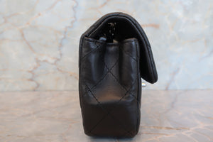 CHANEL/シャネル ミニマトラッセチェーンショルダーバッグ ラムスキン ブラック/シルバー金具 ショルダーバッグ 700090245