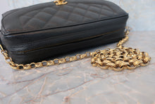 Load image into Gallery viewer, CHANEL Matelasse chain shoulder bag Caviar skin Black/Gold hadware Shoulder bag 600080171
