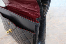 画像をギャラリービューアに読み込む, CHANEL/シャネル パリ限定マトラッセダブルフラップチェーンショルダーバッグ ラムスキン ブラック/ゴールド金具 ショルダーバッグ 700100236
