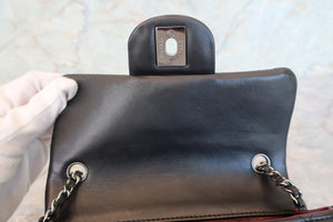 CHANEL/シャネル ミニマトラッセチェーンショルダーバッグ ラムスキン ブラック/シルバー金具 ショルダーバッグ 700090245