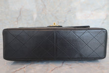 将图片加载到图库查看器，CHANEL/香奈儿 中号CF 单盖包 链条包 羊皮 Black/Gold hadware(黑色/金色金属) 肩背包 600070056
