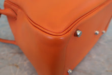 画像をギャラリービューアに読み込む, HERMES／エルメス リンディ30 ヴォースイフト オレンジ □L刻印 ショルダーバッグ 700050071
