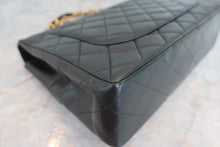 将图片加载到图库查看器，CHANEL/香奈儿 中号CF 单盖包 链条包 羊皮 Black/Gold hadware(黑色/金色金属) 肩背包 600070056
