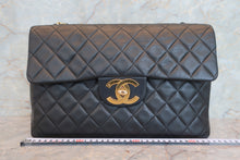 画像をギャラリービューアに読み込む, CHANEL/シャネル デカマトラッセシングルフラップチェーンショルダーバッグ ラムスキン ブラック/ゴールド金具 ショルダーバッグ 700080064
