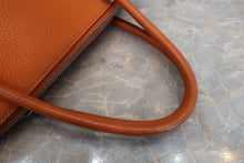 将图片加载到图库查看器，HERMES／BOLIDE 31 Clemence leather Orange □K刻印 Shoulder bag 600040142
