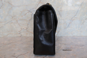 CHANEL/シャネル Vステッチチェーンショルダーバッグ ラムスキン ブラック/ゴールド金具 ショルダーバッグ 700090155