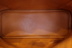 HERMES／BOLIDE 31 Clemence leather Orange □K Engraving Shoulder bag 600040142