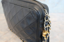 画像をギャラリービューアに読み込む, CHANEL/シャネル マトラッセフリンジチェーンショルダーバッグ ラムスキン ブラック/ゴールド金具 ショルダーバッグ 800010116
