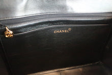 将图片加载到图库查看器，CHANEL/香奈儿 中号CF 单盖包 链条包 羊皮 Black/Gold hadware(黑色/金色金属) 肩背包 600070056
