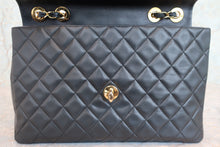 画像をギャラリービューアに読み込む, CHANEL/シャネル デカマトラッセシングルフラップチェーンショルダーバッグ ラムスキン ブラック/ゴールド金具 ショルダーバッグ 700080064
