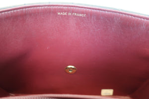 CHANEL/シャネル Vステッチチェーンショルダーバッグ ラムスキン ブラック/ゴールド金具 ショルダーバッグ 700090155