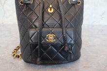 画像をギャラリービューアに読み込む, CHANEL/シャネル マトラッセチェーンリュック ラムスキン ブラック/ゴールド金具 リュック 700100224
