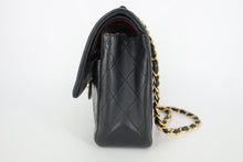 画像をギャラリービューアに読み込む, CHANEL/シャネル マトラッセWフラップWチェーンショルダーバッグ ラムスキン ネイビー/ゴールド金具 ショルダーバッグ 800090231
