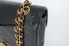 画像をギャラリービューアに読み込む, CHANEL/シャネル マトラッセWフラップWチェーンショルダーバッグ ラムスキン ネイビー/ゴールド金具 ショルダーバッグ 800090231
