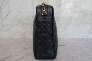 CHANEL/シャネル マトラッセフリンジチェーンショルダーバッグ ラムスキン ブラック/ゴールド金具 ショルダーバッグ 700090154