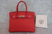 画像をギャラリービューアに読み込む, HERMES／エルメス バーキン30 トゴ ルージュトマト X刻印 ハンドバッグ 800020251
