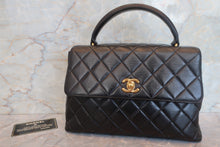 画像をギャラリービューアに読み込む, CHANEL/シャネル マトラッセ台形ハンドバッグ ラムスキン ブラック/ゴールド金具 ハンドバッグ 700110005
