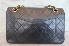 画像をギャラリービューアに読み込む, CHANEL/シャネル マトラッセＷフラップＷチェーンショルダーバッグ ブラック/ゴールド金具 ラムスキン ショルダーバッグ 800060048
