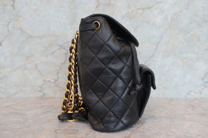 CHANEL/シャネル マトラッセチェーンリュック ラムスキン ブラック/ゴールド金具 リュック 700080140