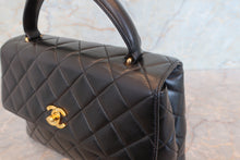 画像をギャラリービューアに読み込む, CHANEL/シャネル マトラッセ台形ハンドバッグ ラムスキン ブラック/ゴールド金具 ハンドバッグ 700110005
