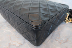 CHANEL/シャネル マトラッセフリンジチェーンショルダーバッグ ラムスキン ブラック/ゴールド金具 ショルダーバッグ 700090154