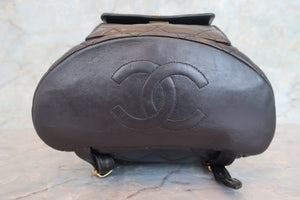 CHANEL/シャネル マトラッセチェーンリュック ラムスキン ブラック/ゴールド金具 リュック 700080140