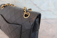 画像をギャラリービューアに読み込む, CHANEL/シャネル マトラッセＷフラップＷチェーンショルダーバッグ ブラック/ゴールド金具 ラムスキン ショルダーバッグ 800060048
