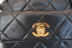 CHANEL/シャネル マトラッセチェーンリュック ラムスキン ブラック/ゴールド金具 リュック 600080161