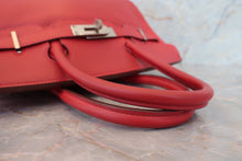 將圖片載入圖庫檢視器 HERMES／エルメス バーキン30 ヴォースイフト ルージュガランス □L刻印 ハンドバッグ 700070121
