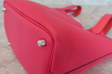 Load image into Gallery viewer, HERMES PICOTIN LOCK CASAQUE 2PM Clemence leather Rose mexico/Rose extreme/Rouge de coeur Y Engraving Hand bag 800080104
