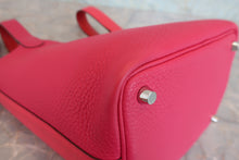 Load image into Gallery viewer, HERMES PICOTIN LOCK CASAQUE 2PM Clemence leather Rose mexico/Rose extreme/Rouge de coeur Y Engraving Hand bag 800080104
