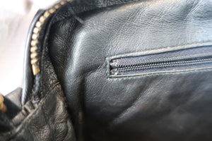CHANEL/シャネル マトラッセフリンジチェーンショルダーバッグ ラムスキン ブラック/ゴールド金具 ショルダーバッグ 700090154