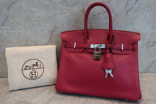 将图片加载到图库查看器，HERMES BIRKIN 25 Swift leather Ruby □N刻印 Hand bag 600090290
