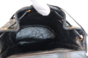 CHANEL/シャネル マトラッセチェーンリュック ラムスキン ブラック/ゴールド金具 リュック 700080140