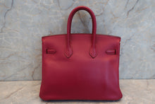 将图片加载到图库查看器，HERMES BIRKIN 25 Swift leather Ruby □N刻印 Hand bag 600090290
