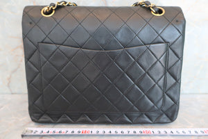 ⚠購入不可　CHANEL/シャネル マトラッセWフラップWチェーンショルダーバッグ ラムスキン ブラック/ゴールド金具 ショルダーバッグ 600070075