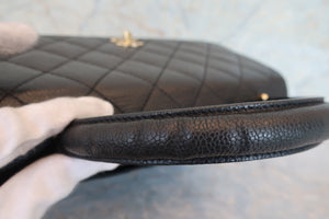 CHANEL/シャネル マトラッセ台形ハンドバッグ キャビアスキン ブラック/ゴールド金具 ハンドバッグ 700090161