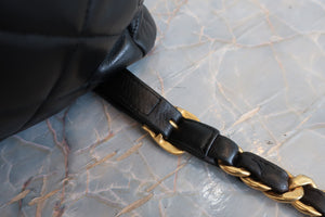 CHANEL/シャネル マトラッセチェーンリュック ラムスキン ブラック/ゴールド金具 リュック 700080140