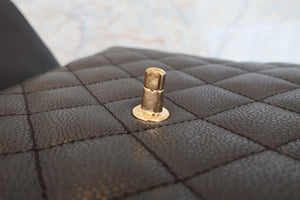 CHANEL/シャネル マトラッセ台形ハンドバッグ キャビアスキン ブラック/ゴールド金具 ハンドバッグ 700090161