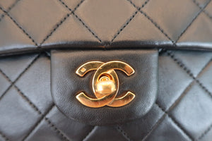 ⚠購入不可　CHANEL/シャネル マトラッセWフラップWチェーンショルダーバッグ ラムスキン ブラック/ゴールド金具 ショルダーバッグ 600070075