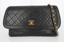 将图片加载到图库查看器，CHANEL/香奈儿 CF 链条包 羊皮 Black/Gold hardware(黑色/金色金属) 肩背包 800100077

