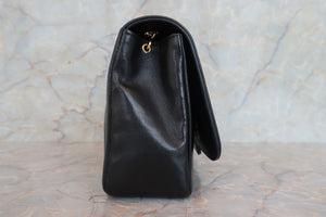 CHANEL/シャネル マトラッセチェーンショルダーバッグ ラムスキン ブラック/ゴールド金具 ショルダーバッグ 700080158