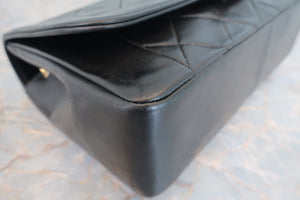 CHANEL/シャネル マトラッセチェーンショルダーバッグ ラムスキン ブラック/ゴールド金具 ショルダーバッグ 700080158