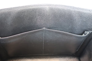 HERMES KELLY 32 Box carf leather Black □J Engraving Shoulder bag 700070117