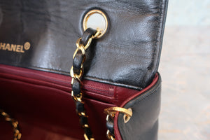 CHANEL/シャネル マトラッセチェーンショルダーバッグ ラムスキン ブラック/ゴールド金具 ショルダーバッグ 700080158