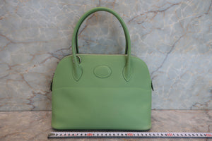 HERMES／エルメス ボリード27 ヴォーエプソン ヴェールクリケット Y刻印 ショルダーバッグ 700090192